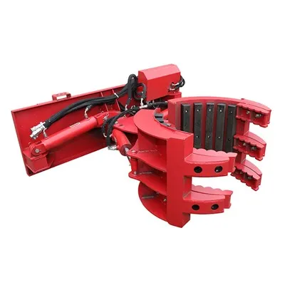 Skid Steer Hydraulic Rock and Tree Handler